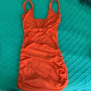 Kaximil Women's Bodycon Sleeveless Cut Out Ruched Tank Mini Club Party Dresses